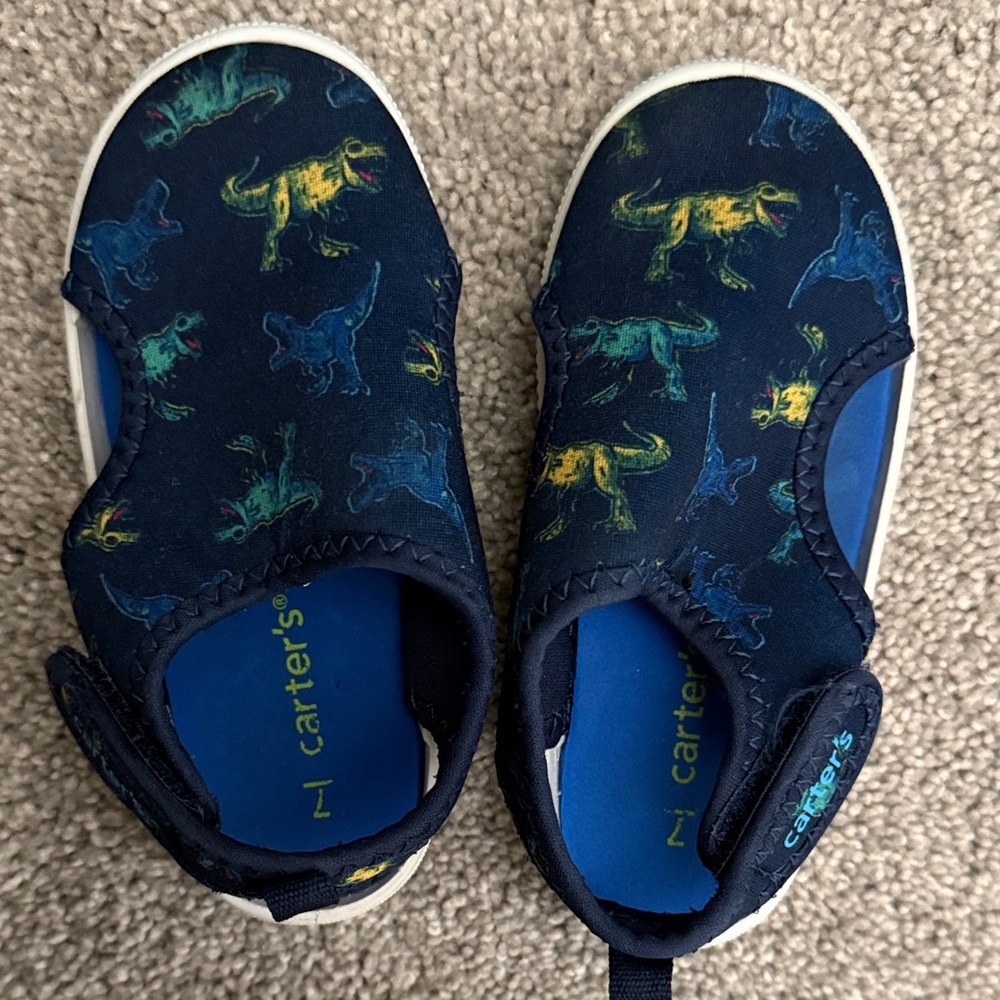Carter's Boys' Navy Dinosaur Water Shoes